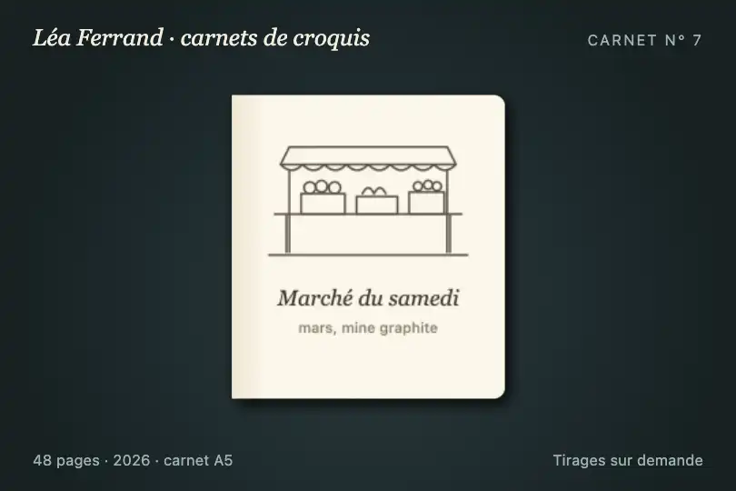 Feuilleter le carnet de croquis d'une illustratrice — page portfolio — Page Turn Effect exemple 1