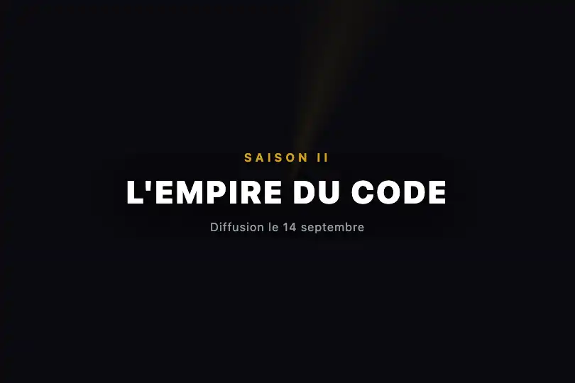 Écran titre cinématique — Générique série / film — Light Rays exemple 3