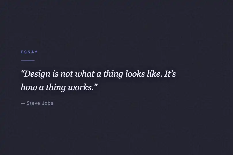 Pull quote — Digital magazine with analog texture — Noise/Grain Texture example 2