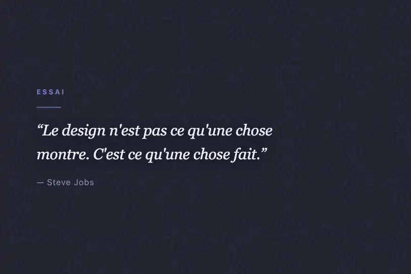 Bloc citation — Magazine numérique avec texture analogique — Noise/Grain Texture exemple 2