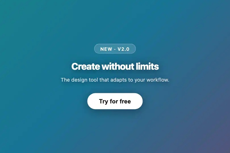 SaaS Hero — Full-bleed introductory section — Gradient Animation Loop example 1