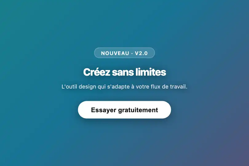 Hero SaaS — Section d'accroche plein fond — Gradient Animation Loop exemple 1
