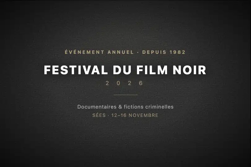 Hero plein écran — Festival du film noir — Film Noir exemple 1