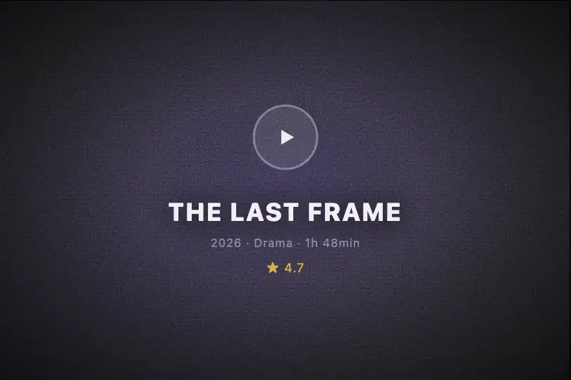 Full-screen player — Movie poster before playback — Film Noir example 3