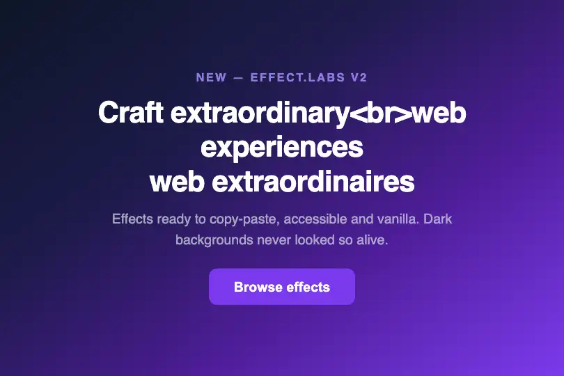 Full-screen hero — Dark product landing page — Grain Gradient example 1