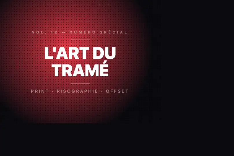 Couverture de single ou de magazine numérique — HALFTONE exemple 2