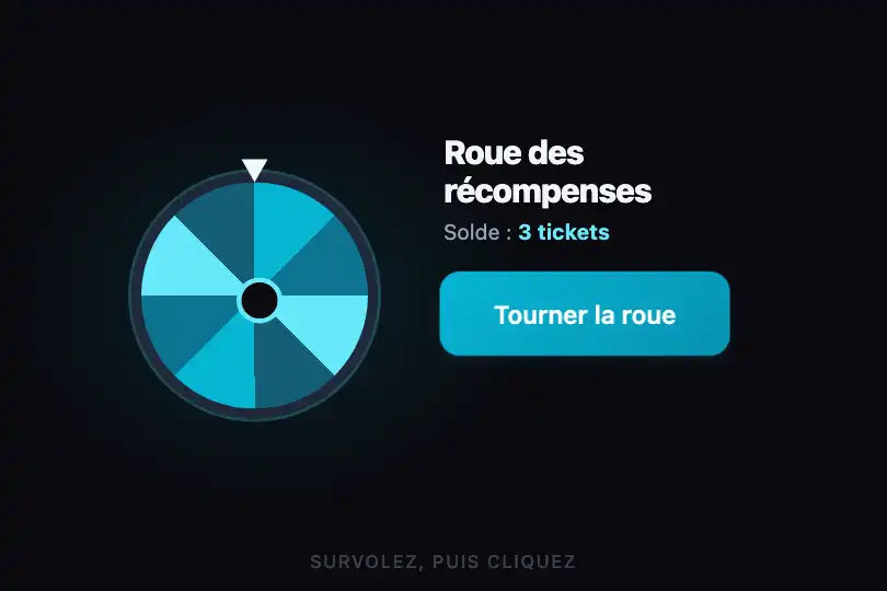 Tourner la roue — carte de jeu à récompense — Bezier Elastic exemple 3
