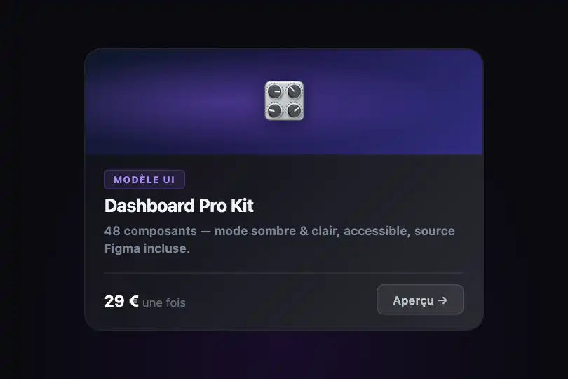 Catalogue de produits — Fiche template ou asset téléchargeable — Shine Effect exemple 3