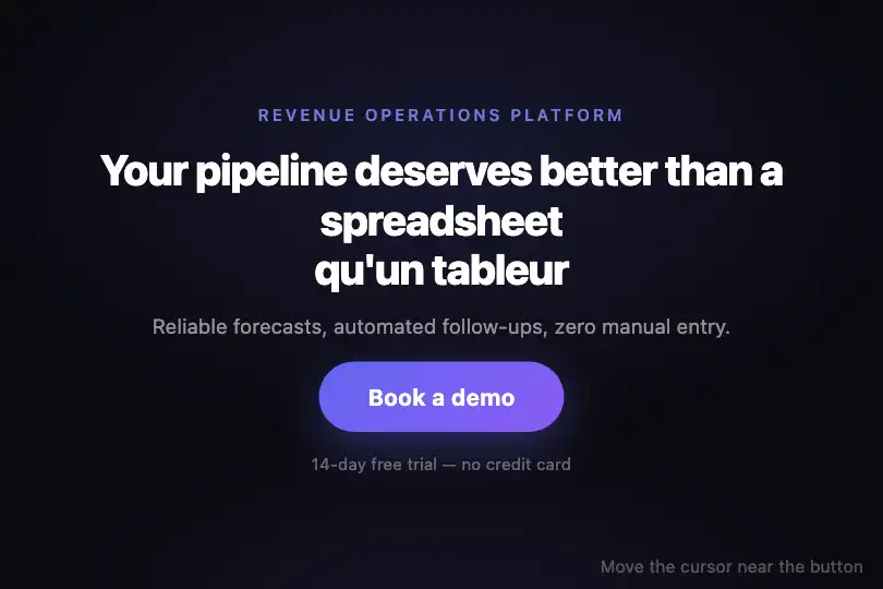 Primary hero CTA — SaaS landing page — Magnetic Effect example 1