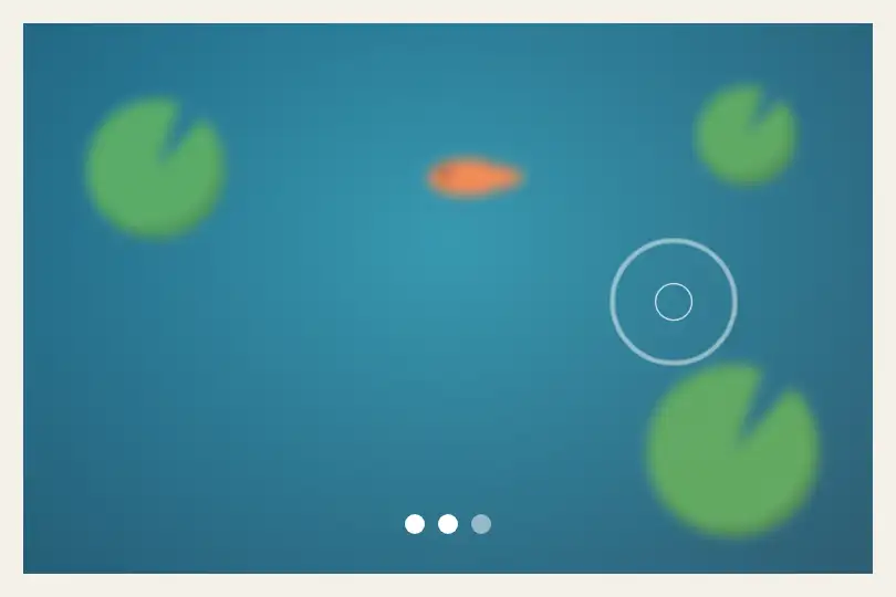 Jeu d'éveil « toucher l'eau » pour les tout-petits — appli sur tablette — Glass Ripple Touch exemple 3