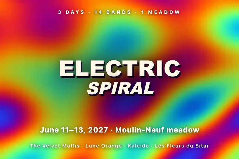 Animated poster for a psychedelic rock festival — Deep Dream Pattern example 1