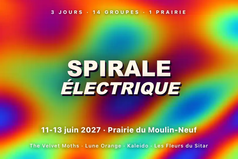 Affiche animée d'un festival de rock psychédélique — Deep Dream Pattern exemple 1