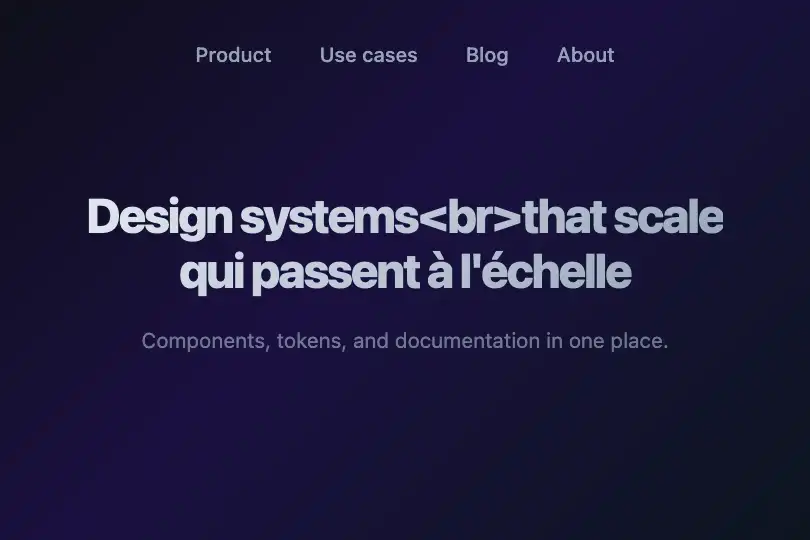 Floating navigation on a full-screen hero — Custom Bezier Transition example 2