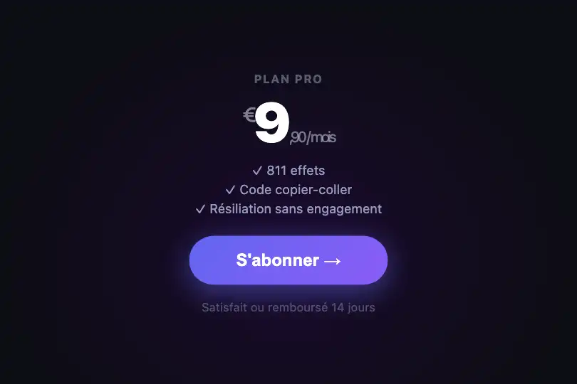Micro-interaction de conversion — Bouton CTA principal — Ripple Effect exemple 3