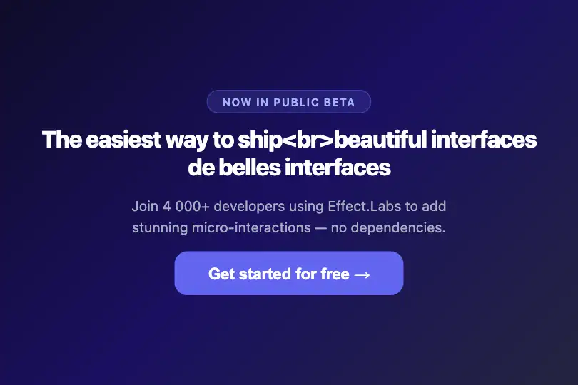 Hero / Landing — Primary CTA on a SaaS landing page — Liquid Button example 1
