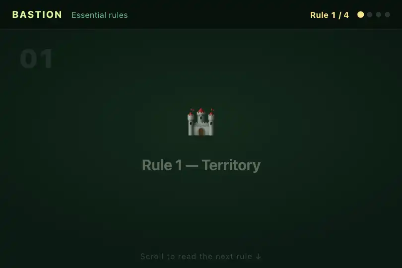Rules of a strategy game to read before playing — Smooth Snap example 2