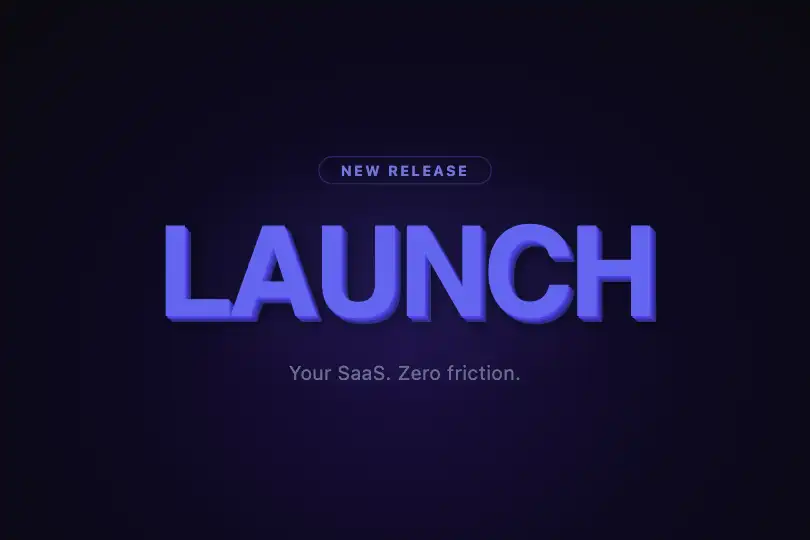 Main headline — Dark-mode SaaS landing page — 3D Shadow Depth example 1