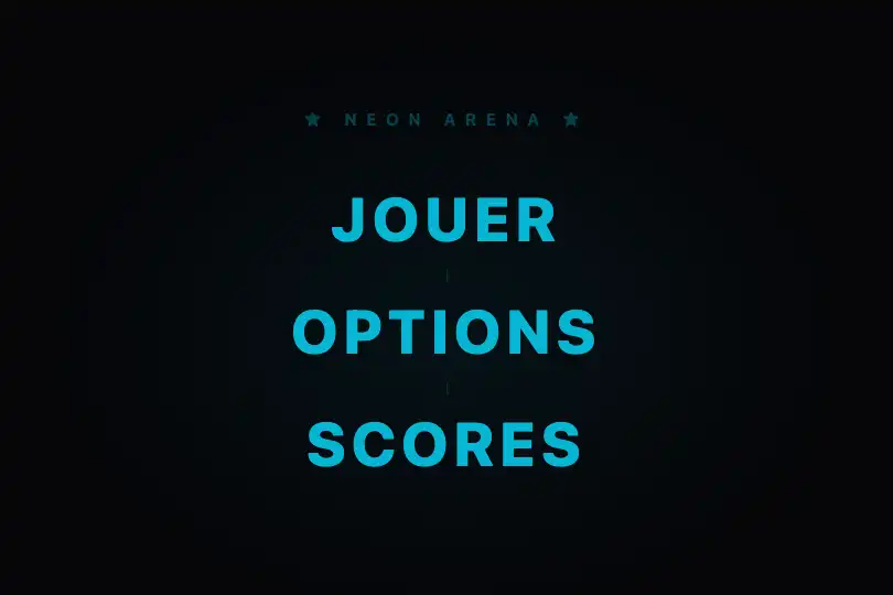 Menu principal ou écran titre d'une interface gaming — Outline to Fill exemple 3