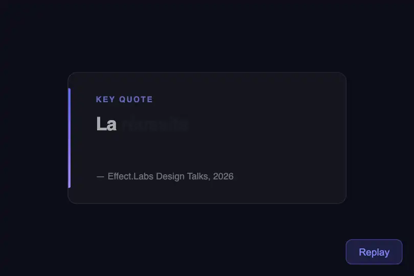 Editorial pull quote — Standout quote in an article or report — Word by Word example 2