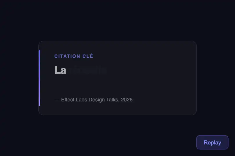 Pull quote éditorial — Citation forte d'article ou de rapport — Word by Word exemple 2