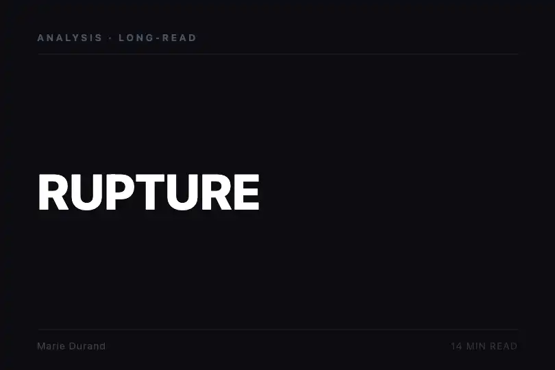 Long-form header — article title that falls onto the baseline — Gravity Drop Text example 2