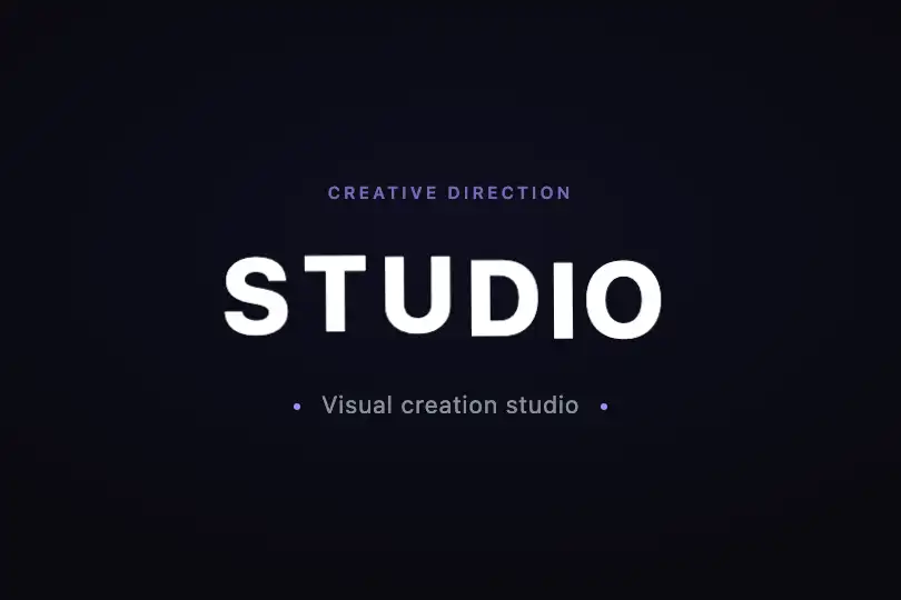 Creative portfolio — Animated main heading on page entry — Text Whirlpool example 1