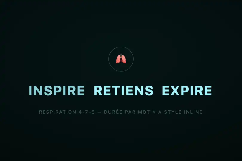 Guide de méditation — Instruction de respiration 4-7-8 — Breathing Text exemple 2