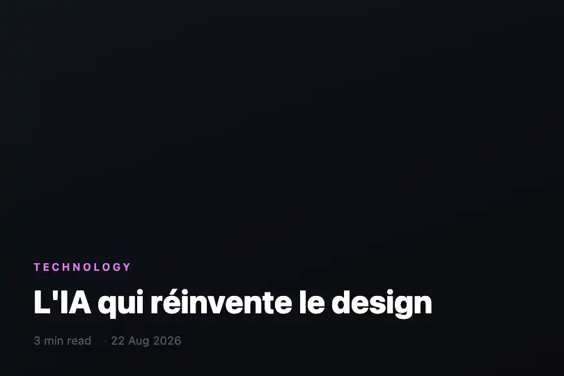 Digital magazine cover — Article title revealed on scroll — Text Shuffle Reveal example 2