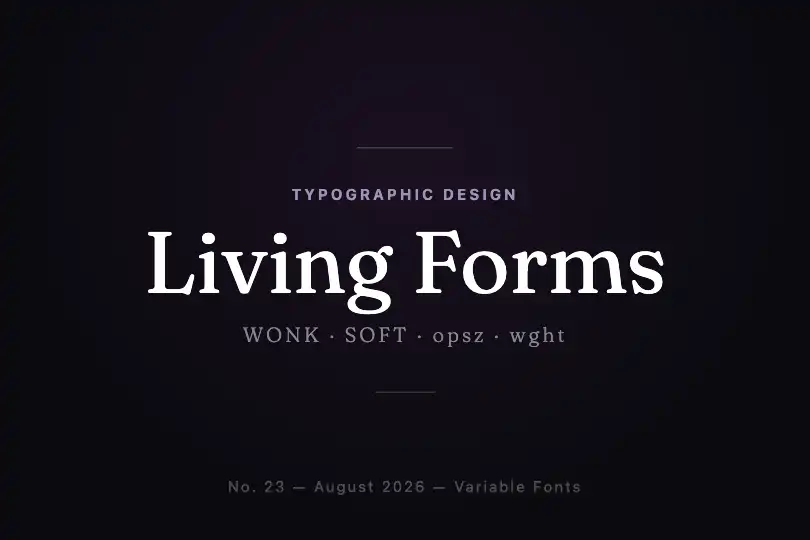 Digital magazine cover — Animated front-page headline — Wonky Headlines example 1