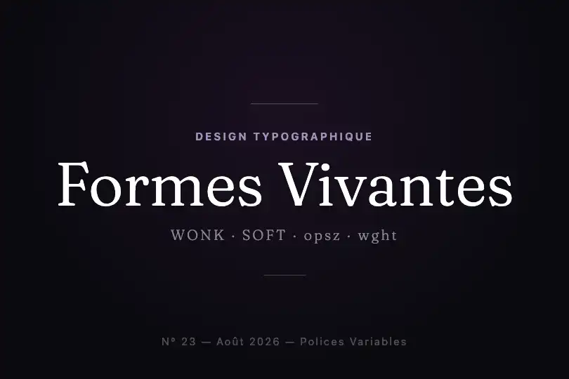 Une de magazine numérique — Grand titre animé — Wonky Headlines exemple 1