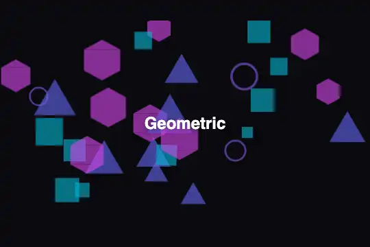 Geometric Shapes — aperçu animé