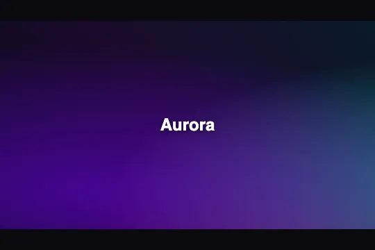 Aurora Effect — aperçu animé