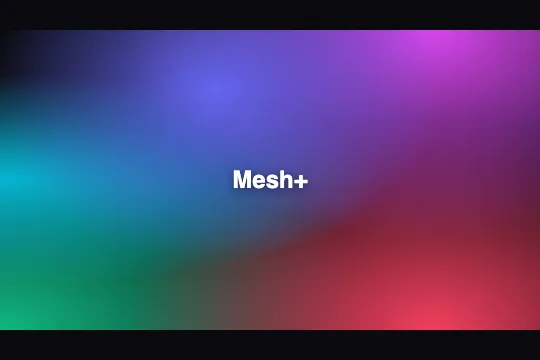 Animated Mesh Gradient — aperçu animé