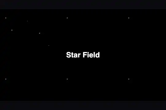 Star Field — aperçu animé