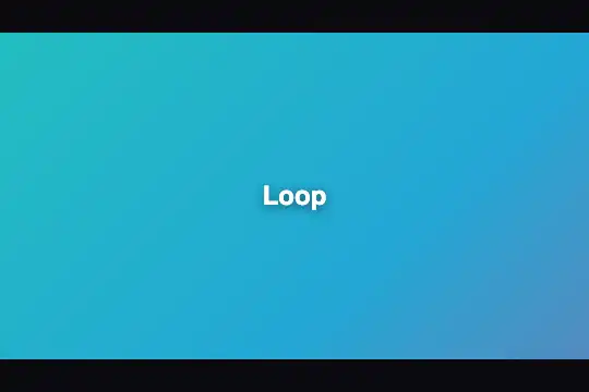 Gradient Animation Loop — aperçu animé