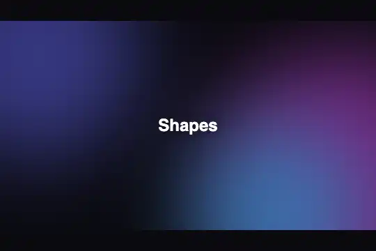 Floating Shapes — aperçu animé