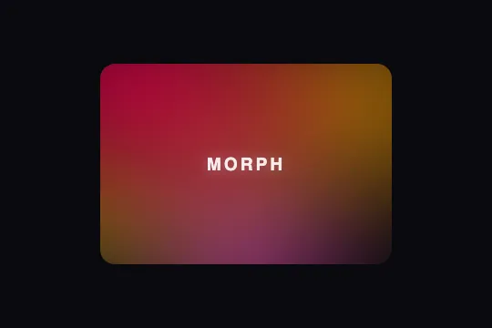 Gradient Morph — aperçu animé