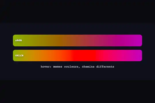 Color Space Morph — aperçu animé