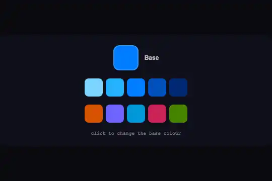 Relative Color Palette — animated preview