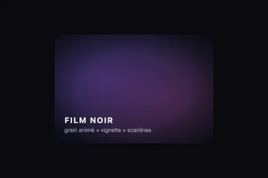 Film Noir — animated preview
