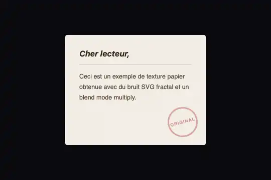 Paper Texture — aperçu animé