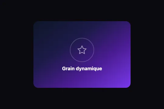 Grain Gradient — aperçu animé