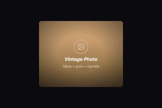 Vintage Photo — animated preview