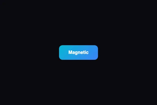 Magnetic Button — Buttons effect