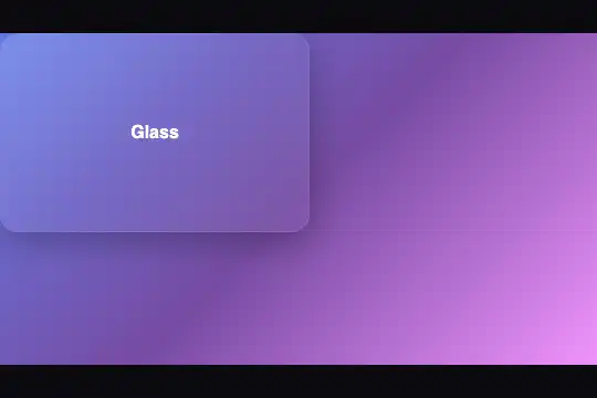 Glassmorphism