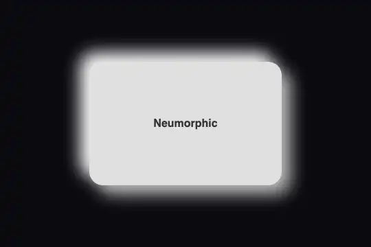 Neumorphic — aperçu animé