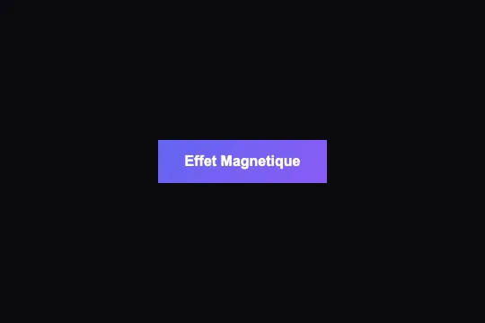 Magnetic Cursor — aperçu animé