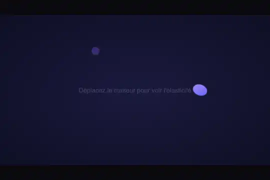 Elastic Cursor — aperçu animé