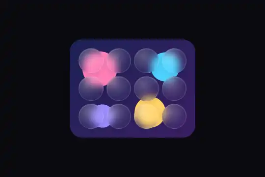 Bubble Glass Grid — aperçu