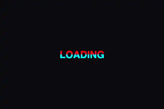 Glitch Text — animated preview